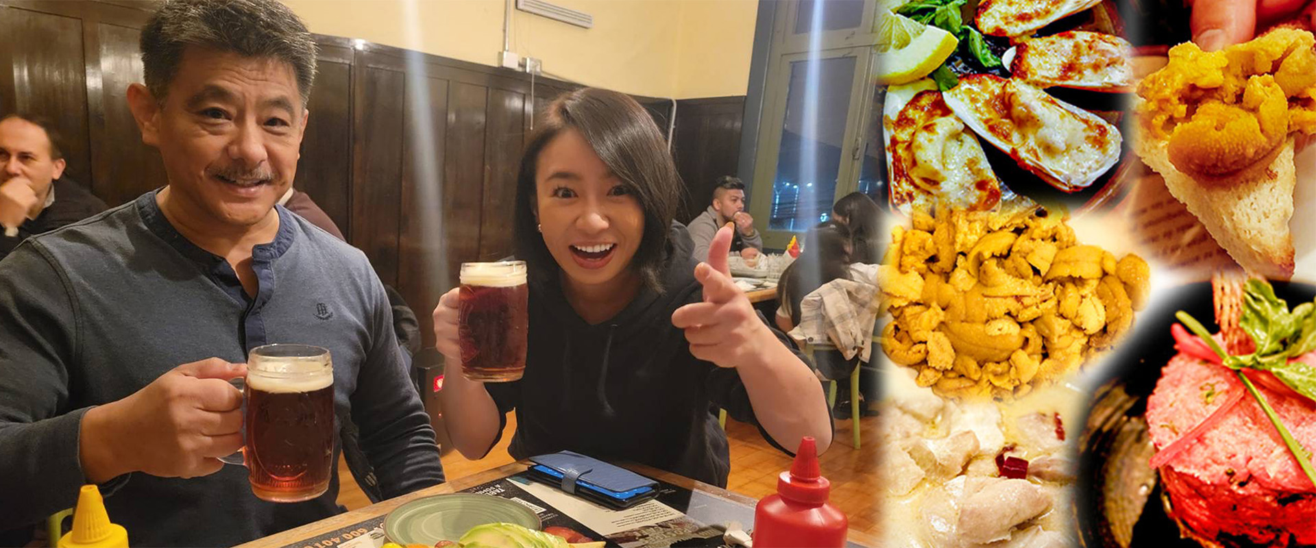 現地スタッフとの会食